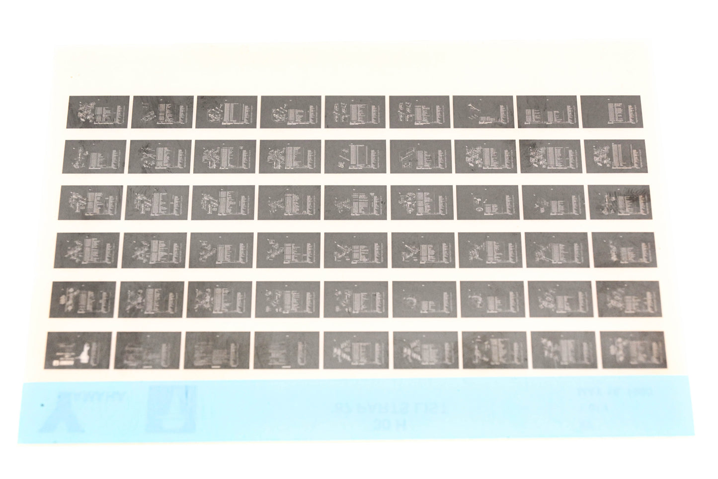 OEM Yamaha LB018-5 1987 30H Parts List Microfiche