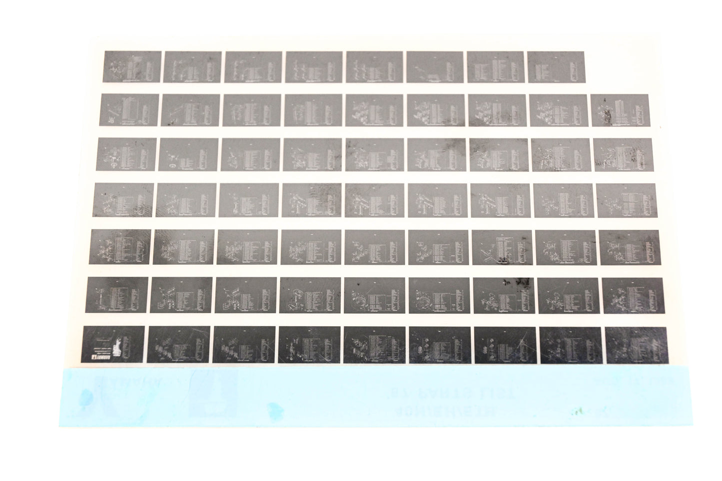 OEM Yamaha LB018-7 1987 40H/EH/ETH Parts List Microfiche