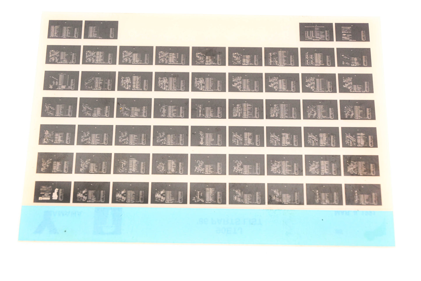 OEM Yamaha LB018-14 1986 90ETJ Parts List Microfiche