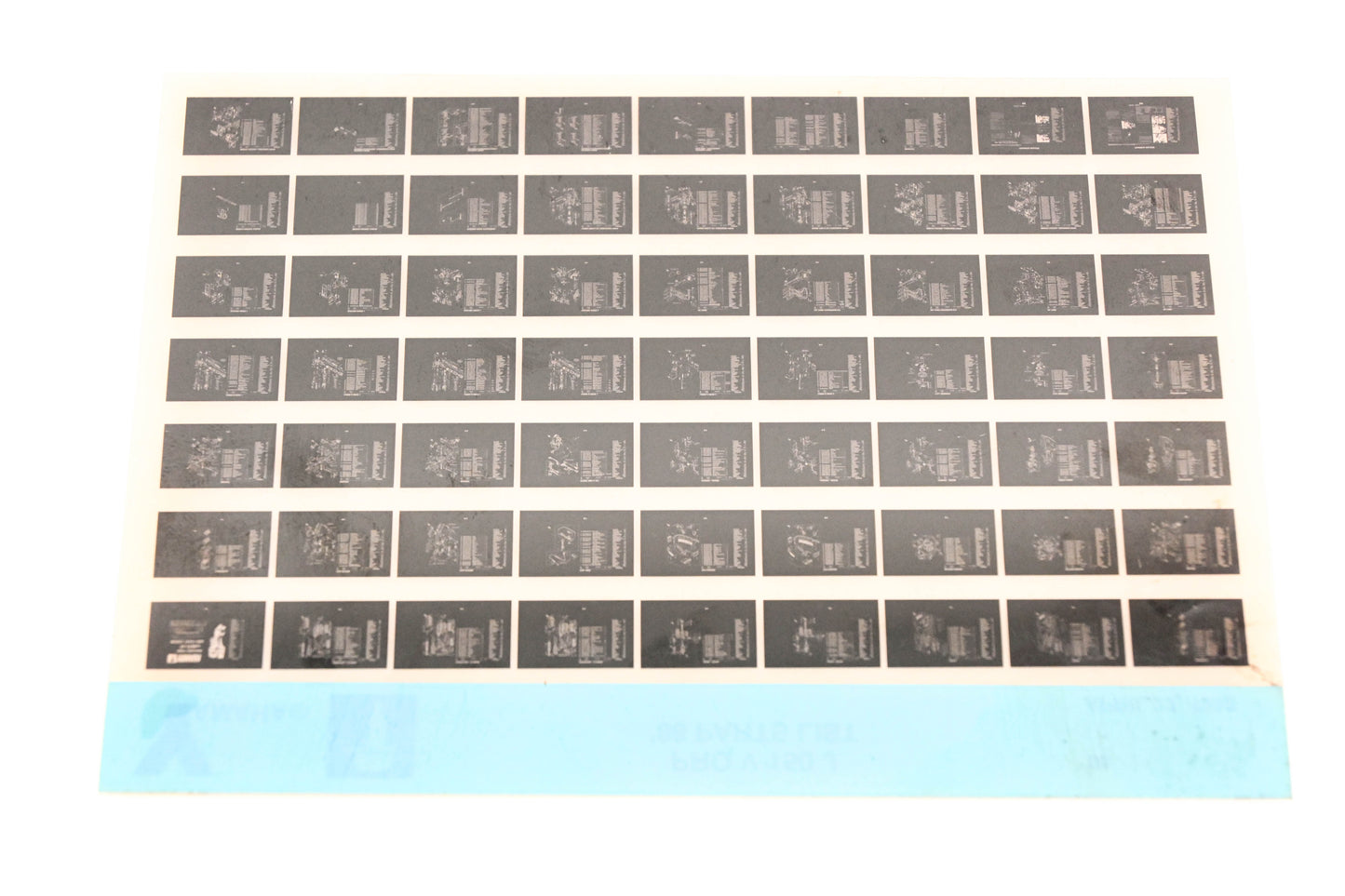 OEM Yamaha LB018-18 1986 PRO V150J Parts List Microfiche