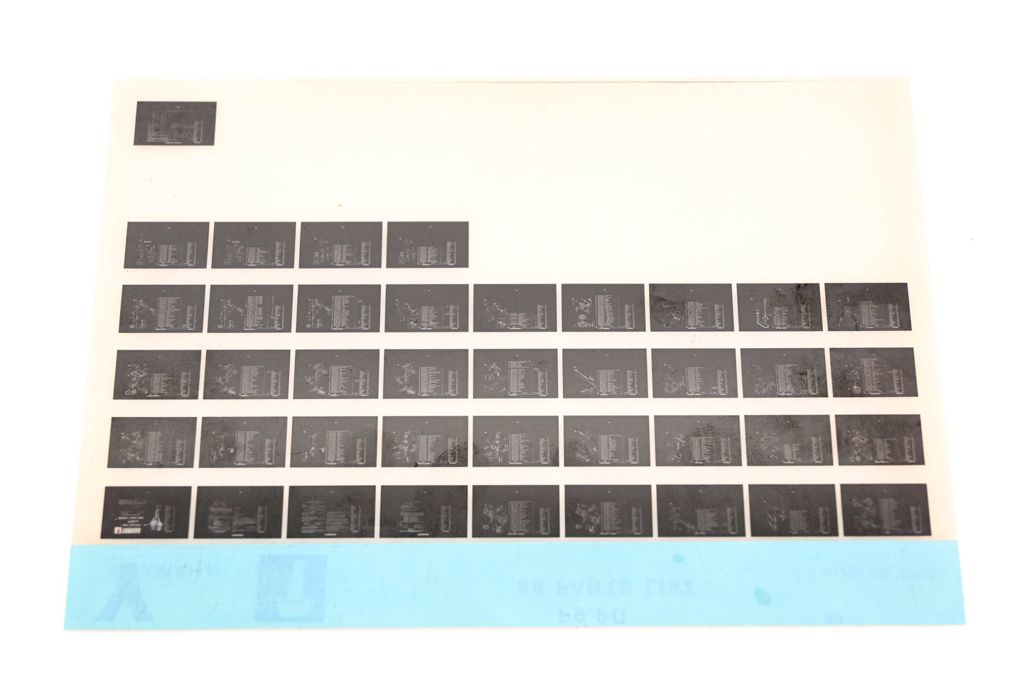 OEM Yamaha LB018-24 1988 F9.9G Part List Microfiche