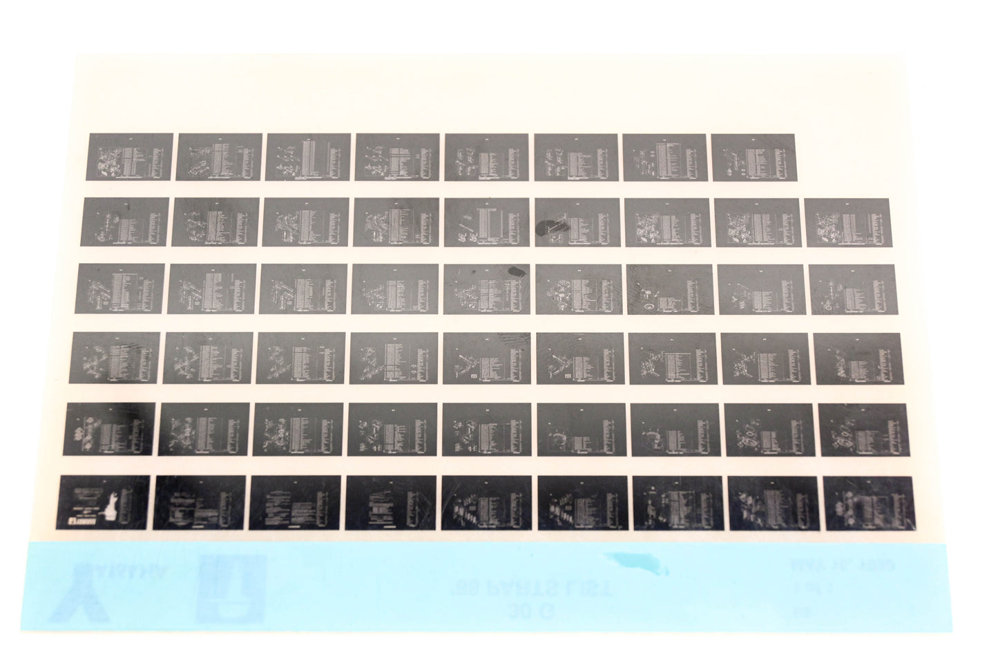 OEM Yamaha LB018-27 1988 30G Parts List Microfiche