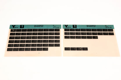 OEM Yamaha LB018-37 1988 150/175/200ETG Parts List Microfiche Lot