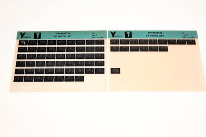 OEM Yamaha LB018-70 1990 CV85E(ET)D Parts List Microfiche Lot