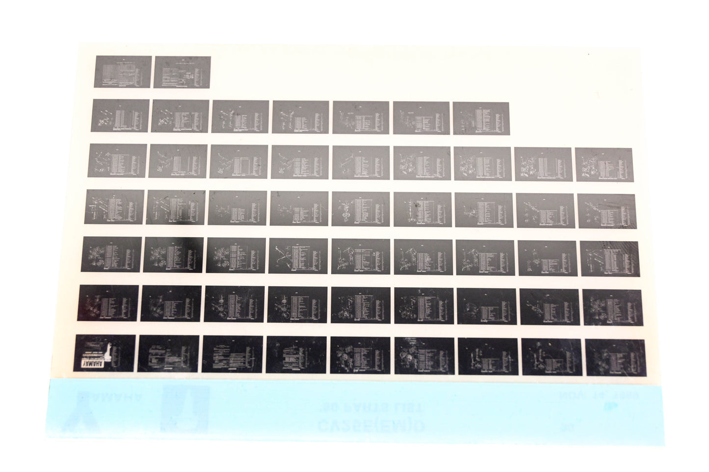 OEM Yamaha LB018-71 1990 CV25E(EM)D Parts List Microfiche