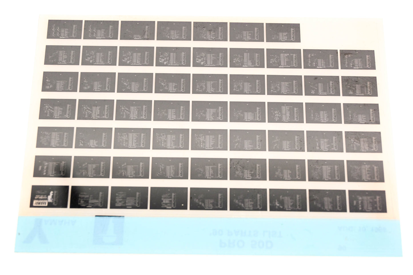 OEM Yamaha LB018-75 1990 PRO 50D Parts List Microfiche
