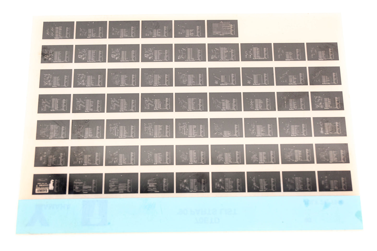 OEM Yamaha LB018-79 1990 70ETD Parts List Microfiche
