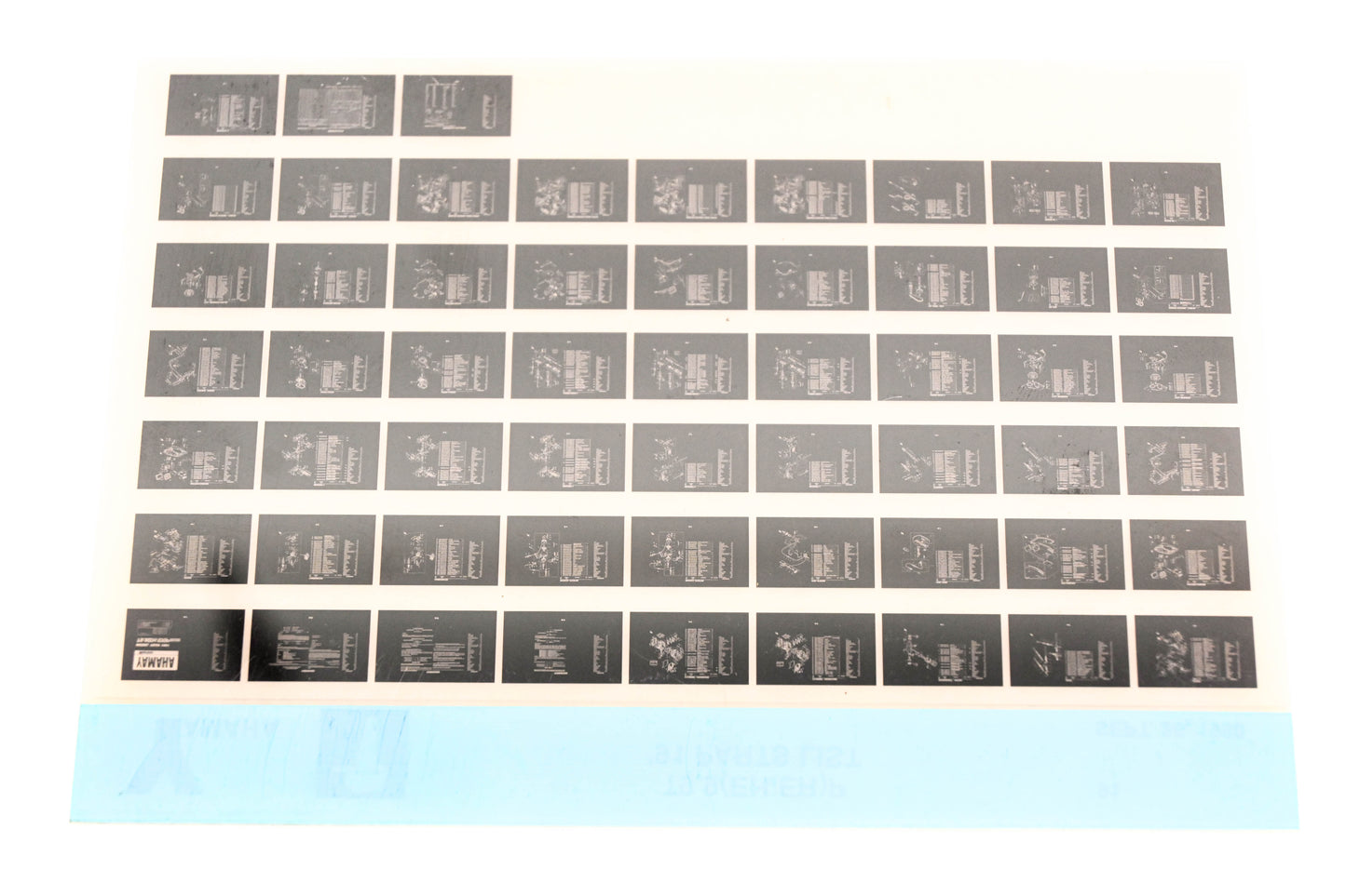OEM Yamaha LB024-8 1991 T9.9(EH/ER)P Parts List Microfiche