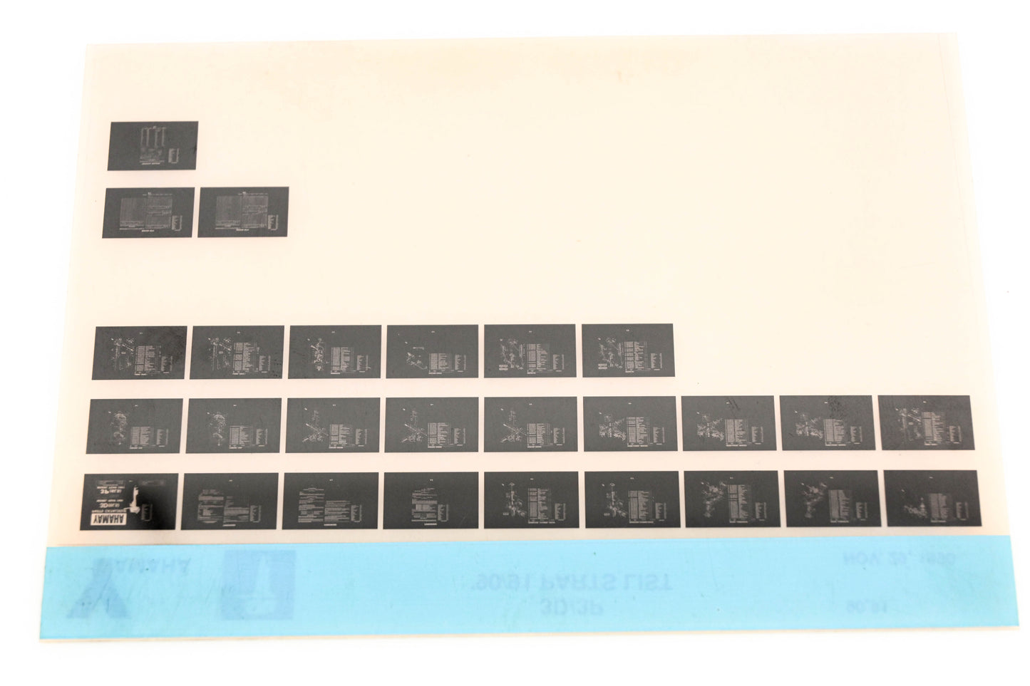 OEM Yamaha LB024-10 1990-91 3D/3P Parts List Microfiche