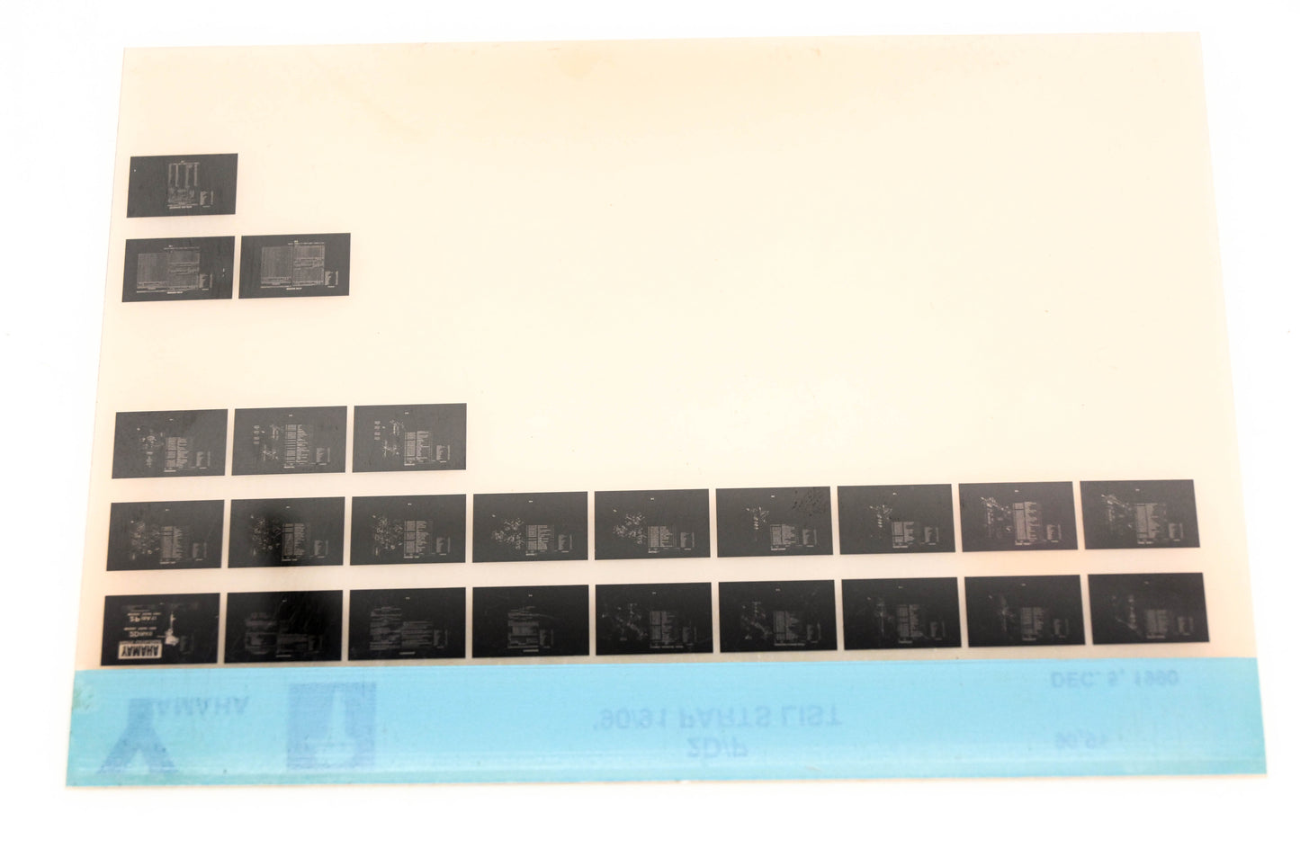 OEM Yamaha LB024-11 1990-91 2D/P Parts List Microfiche