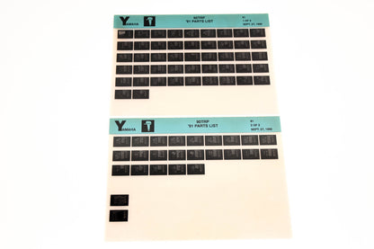 OEM Yamaha LB024-18 1991 90TRP Parts List Microfiche Lot