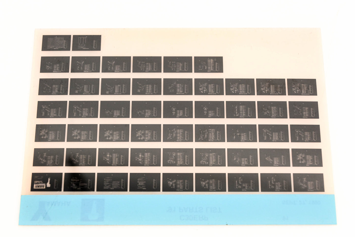 OEM Yamaha LB024-24 1991 C30ERP Parts List Microfiche