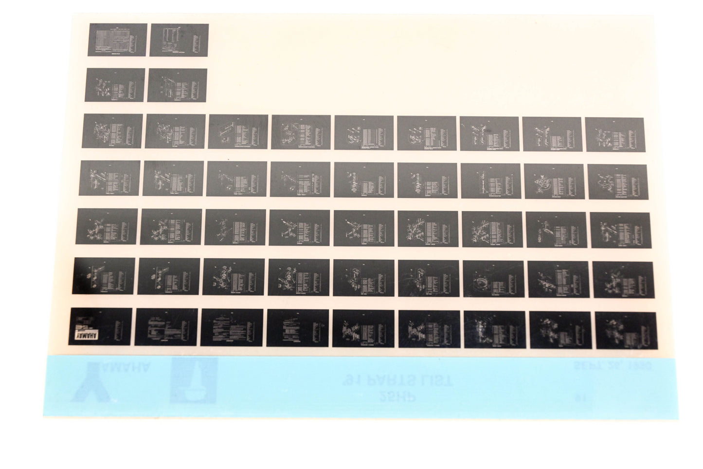 OEM Yamaha LB024-25 1991 Outboard 25HP Parts List Microfiche