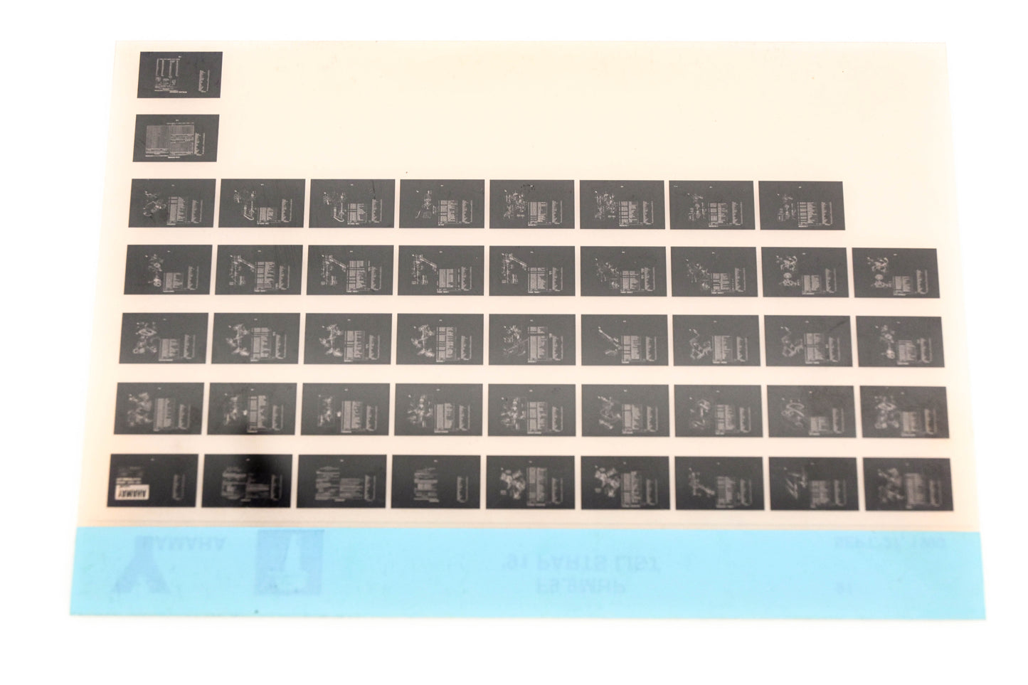 OEM Yamaha LB024-26 1991 F9.9MHP Parts List Microfiche