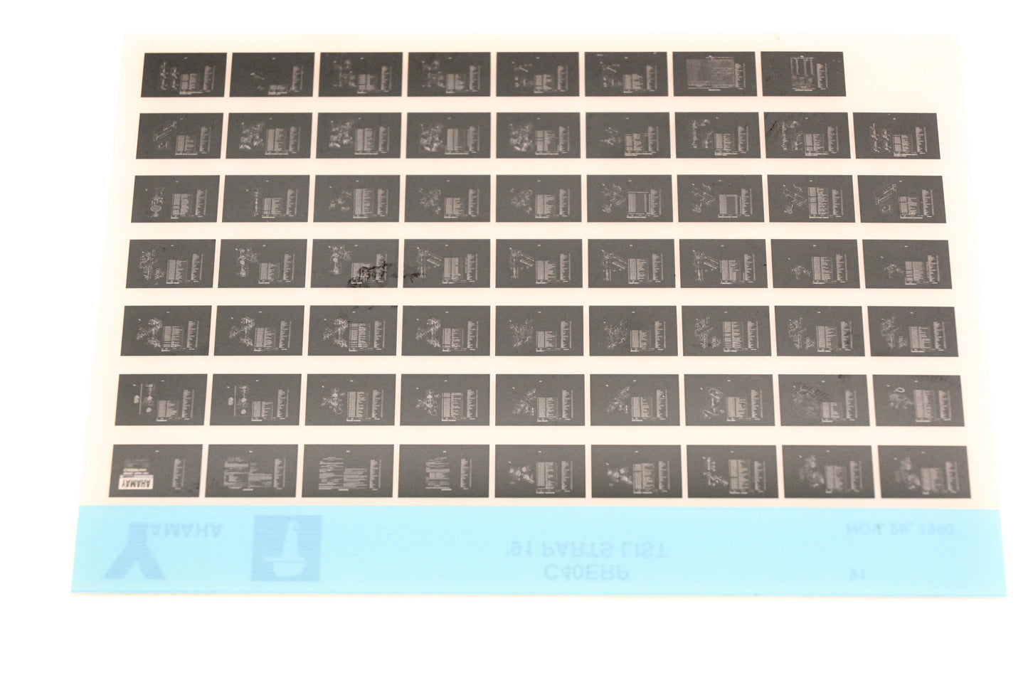 OEM Yamaha LB024-28 1991 C40ERP Parts List Microfiche
