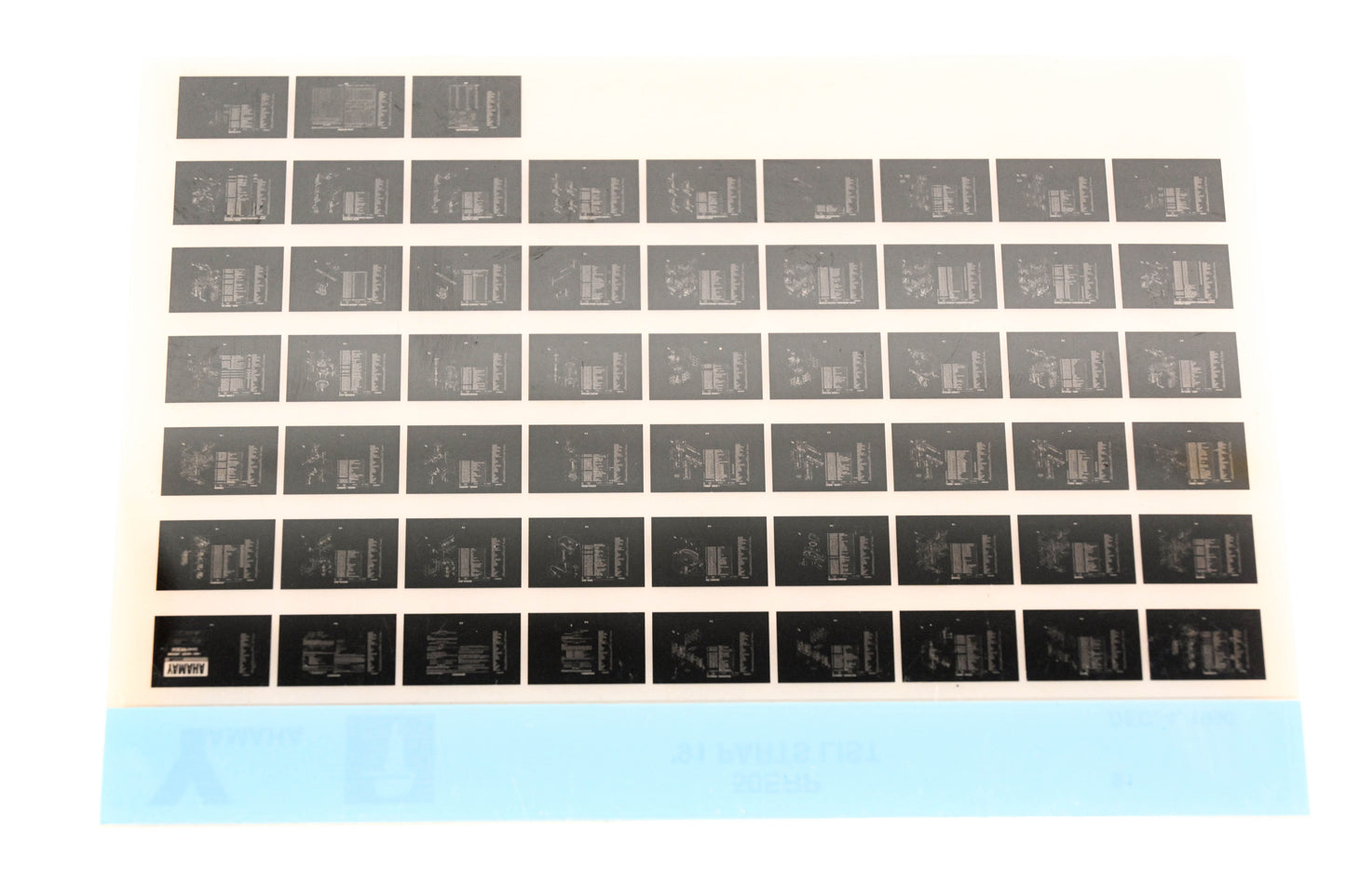 OEM Yamaha LB024-29 1991 50ERP Parts List Microfiche