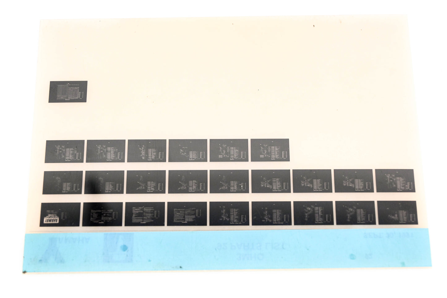 OEM Yamaha LB024-36 1992 3MHQ Parts List Microfiche
