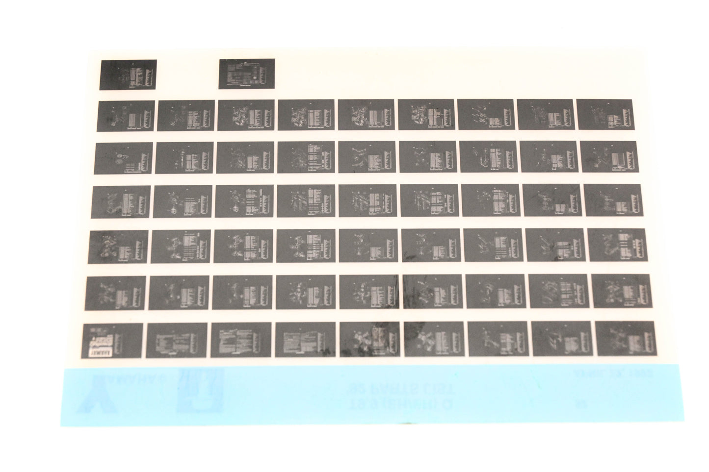 OEM Yamaha LB024-40 1992 T9.9(EH/ER)Q Parts List Microfiche
