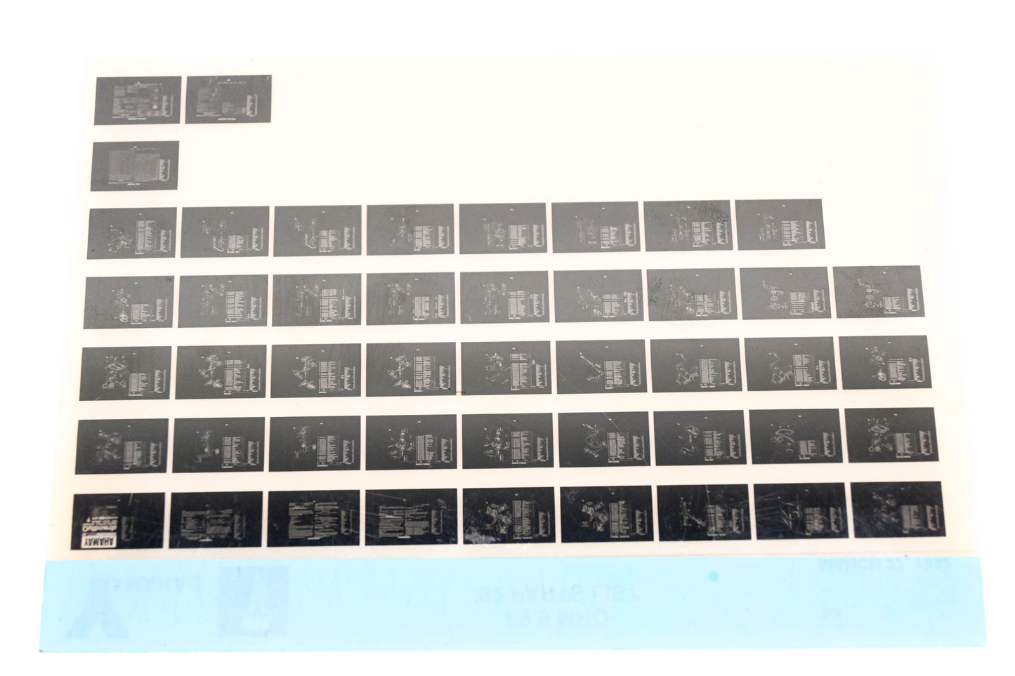 OEM Yamaha LB024-41 1992 F9.9 MHQ Parts List Microfiche