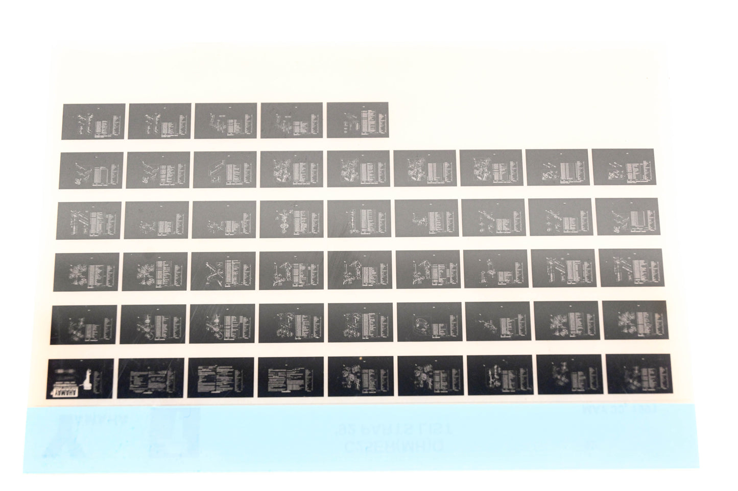 OEM Yamaha LB024-43 1992 C25ER(MH)Q Parts List Microfiche