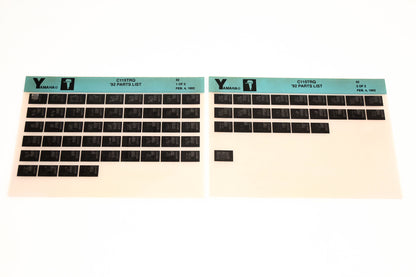 OEM Yamaha LB024-57 1992 C115TRQ Parts List Microfiche Lot