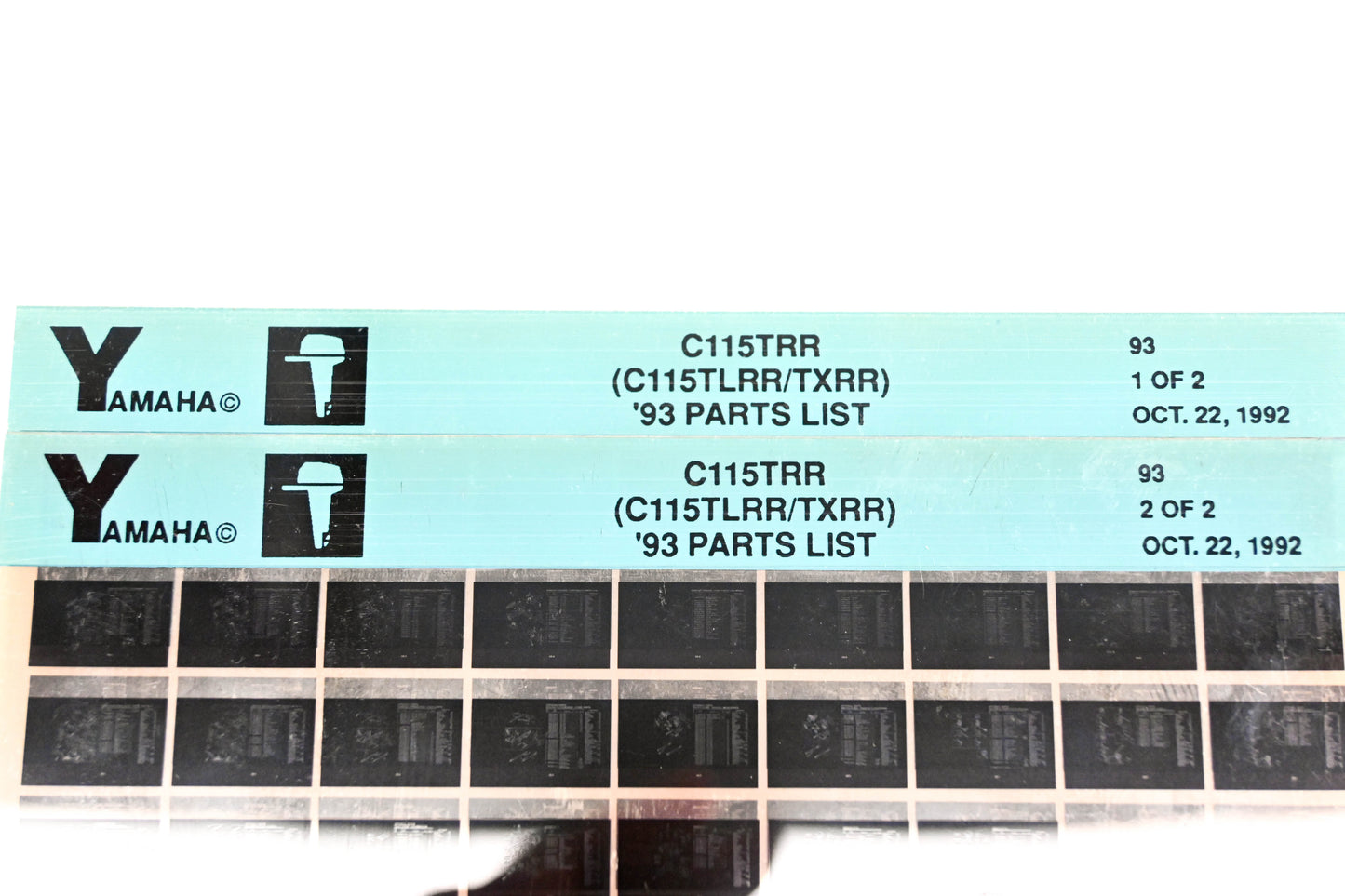OEM Yamaha YN005-23 1993 C115TRR (C115TLRR/TXRR) Parts List Microfiche Lot