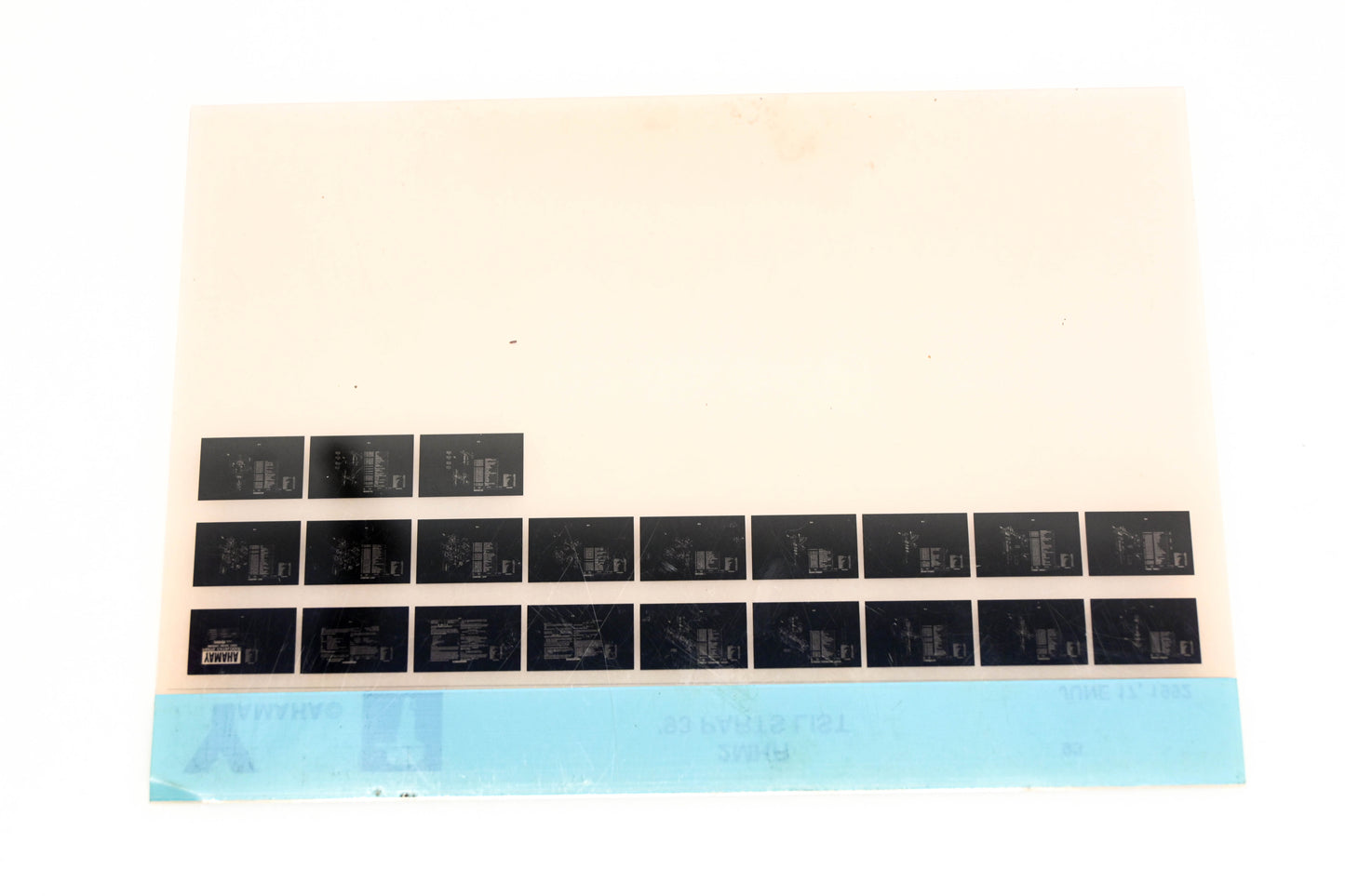 OEM Yamaha YN005-27 1993 2MHR Parts List Microfiche