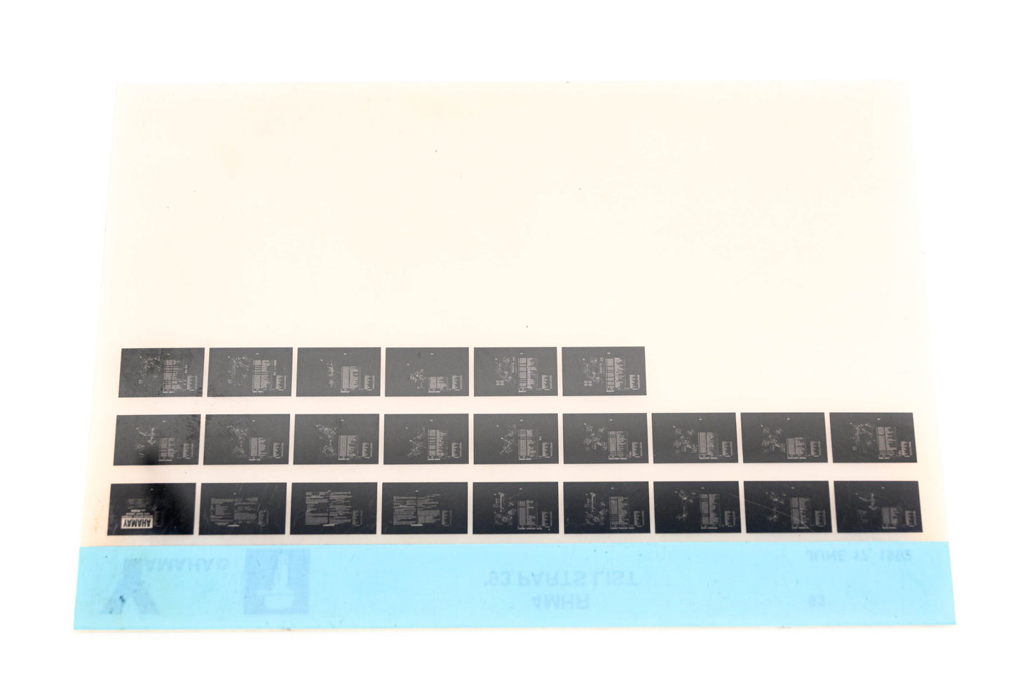 OEM Yamaha YN005-30 1993 4MHR Parts List Microfiche
