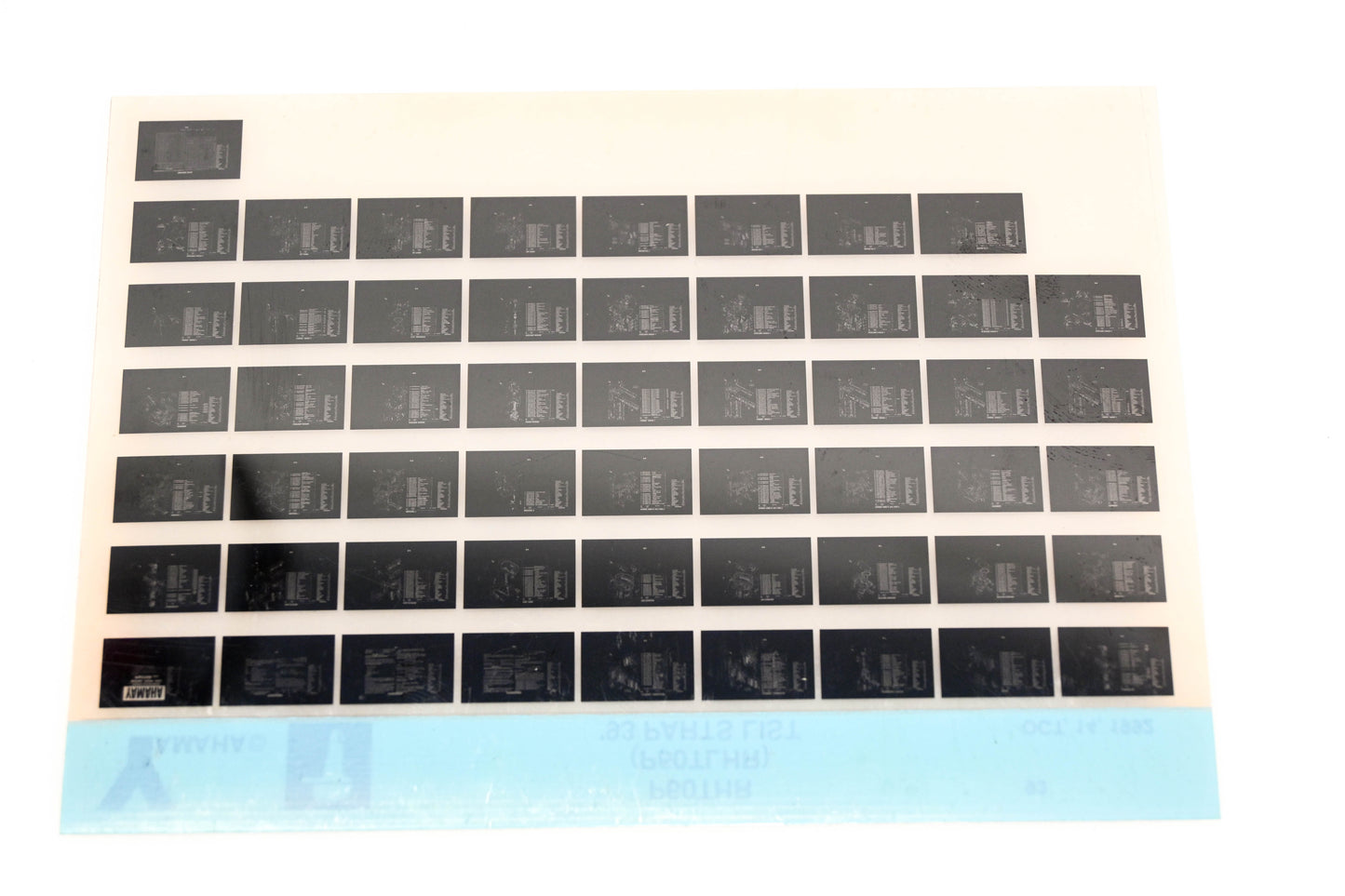OEM Yamaha YN005-41 1993 P60THR (P60TLHR) Parts List Microfiche