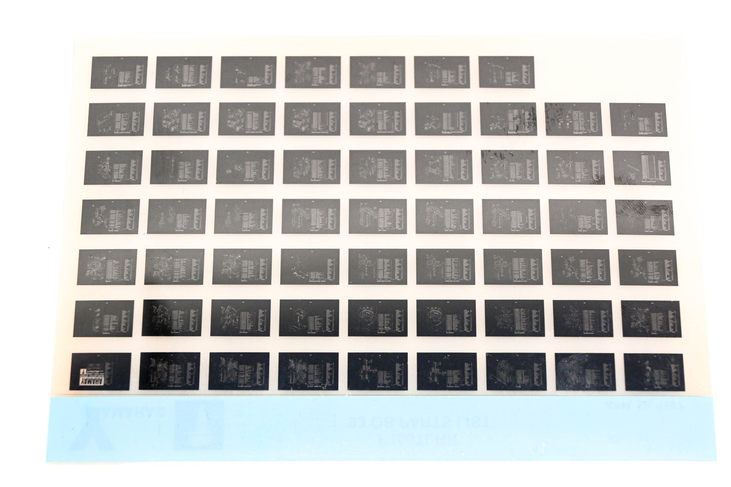 OEM Yamaha YN005-44 1993 P150TLRR Parts List Microfiche