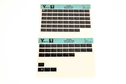 OEM Yamaha YN005-47 1993 225TRR (225TLRR/TXRR) Parts List Microfiche Lot