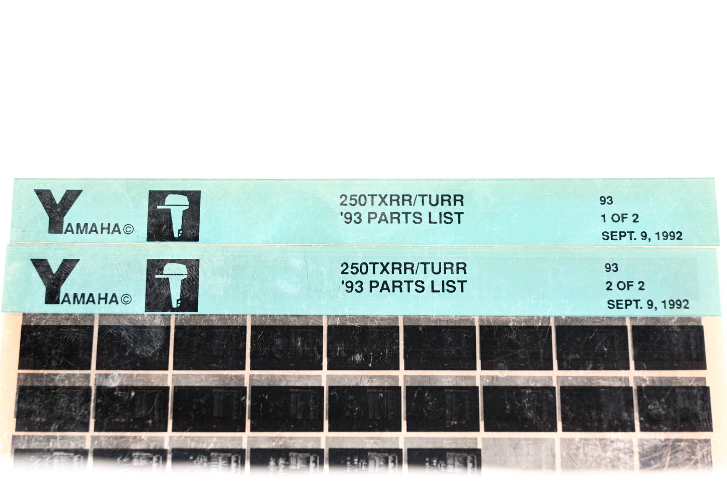OEM Yamaha YN005-48 1993 250TXRR/TURR Parts List Microfiche Lot