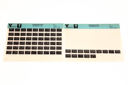 OEM Yamaha YN005-53 1994 C40(MH/ER/PR)S Parts List Microfiche Lot