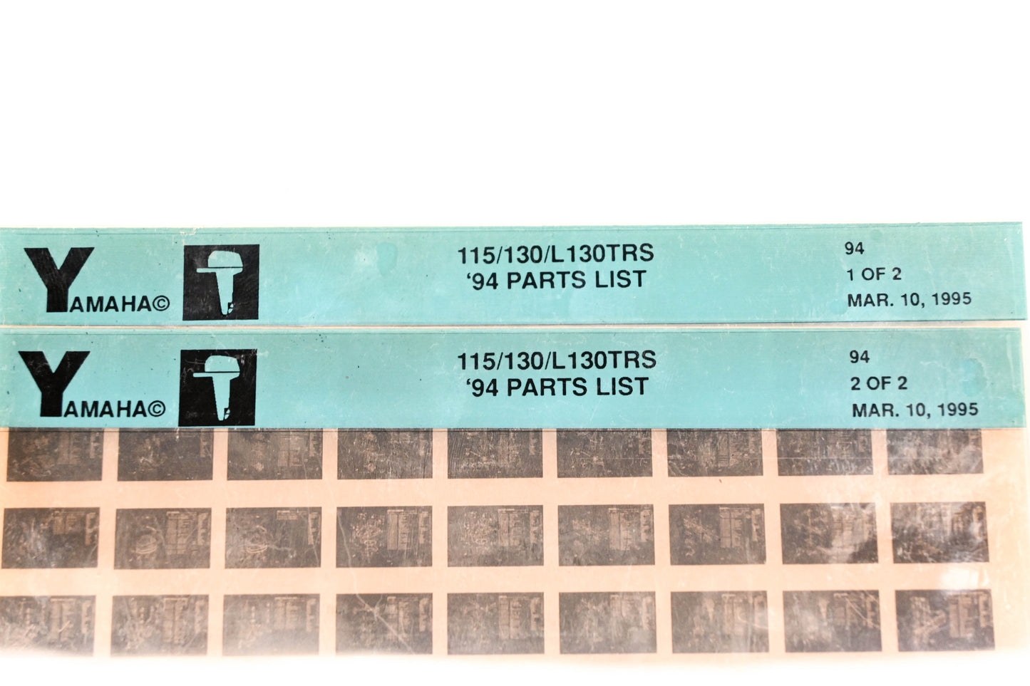 OEM Yamaha YN005-54 1994 115/130/L130TRS Parts List Microfiche Lot