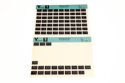 OEM Yamaha YN005-59 1994 225TRS/L225TRS Parts List Microfiche Lot