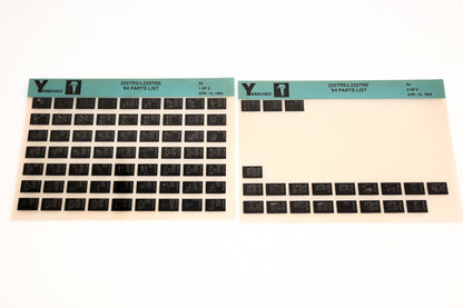OEM Yamaha YN005-59 1994 225TRS/L225TRS Parts List Microfiche Lot
