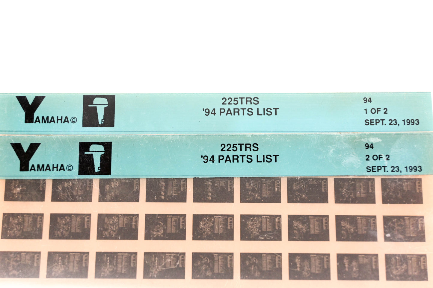 OEM Yamaha YN005-60 1994 225TRS Parts List Microfiche Lot