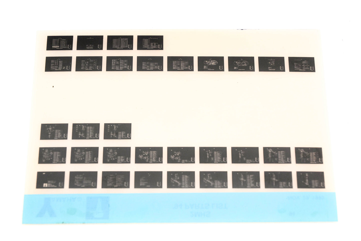 OEM Yamaha YN005-61 1994 2MHS Parts List Microfiche