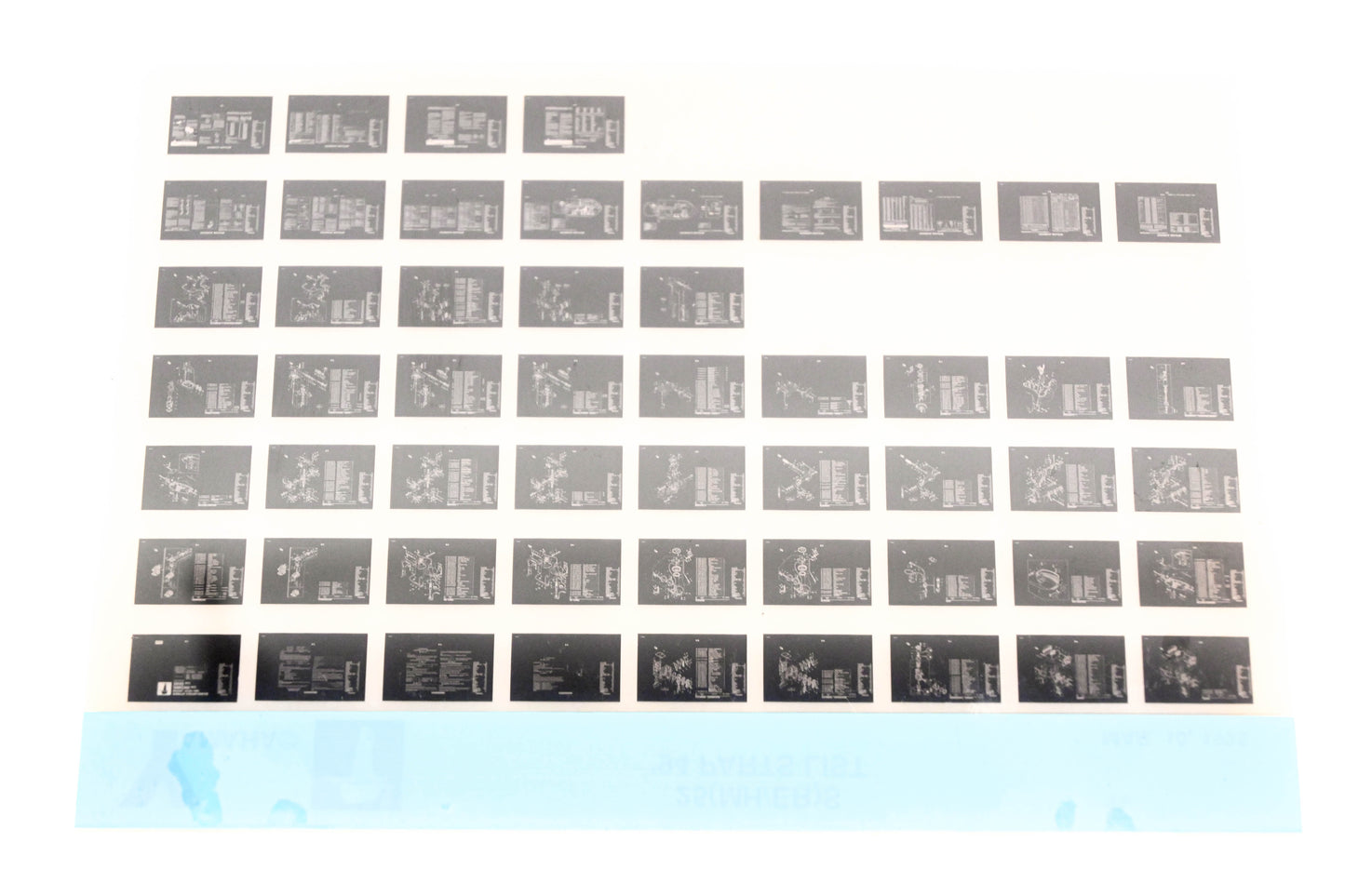 OEM Yamaha YN005-68 1994 25(MH/ER)S Parts List Microfiche