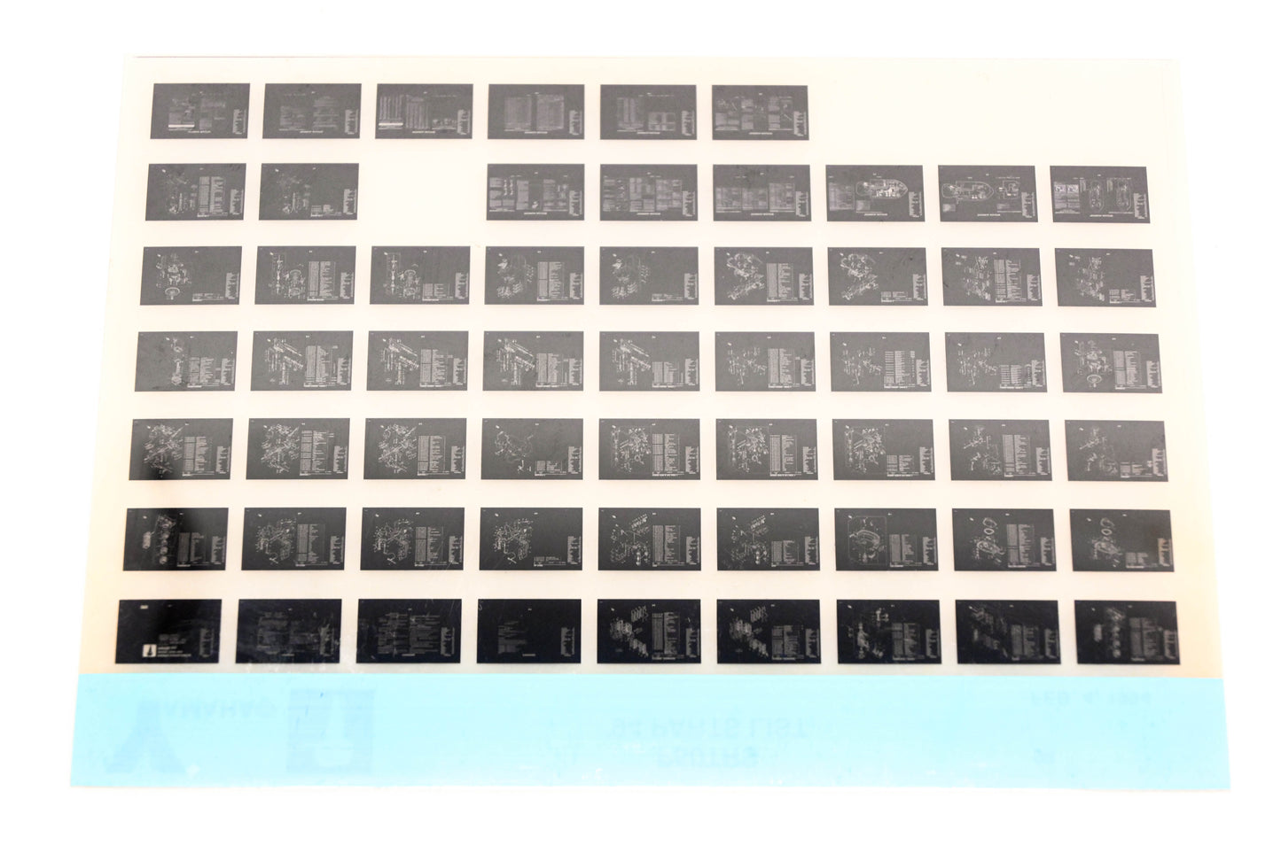 OEM Yamaha YN005-73 1994 P50TRS Parts List Microfiche