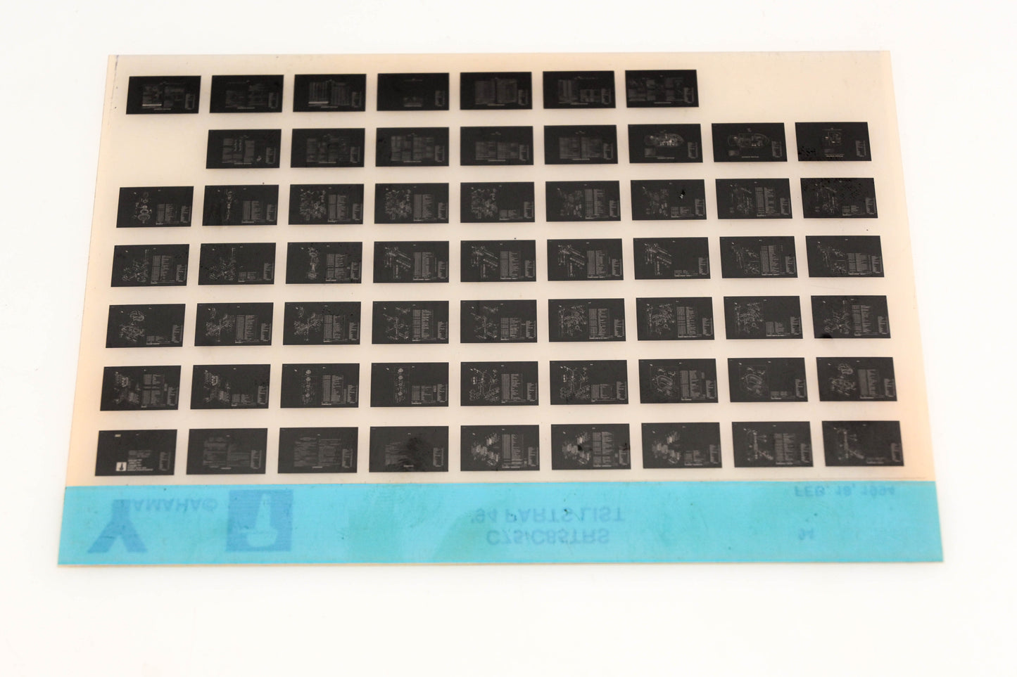 OEM Yamaha YN005-77 1994 C75/C85TRS Parts List Microfiche