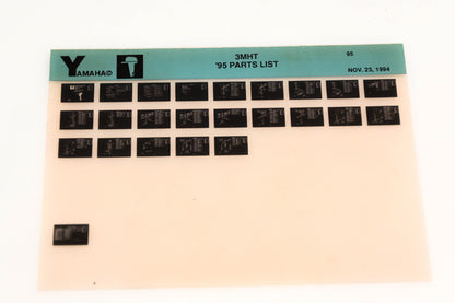 OEM Yamaha YN005-80 1995 3MHT Parts List Microfiche