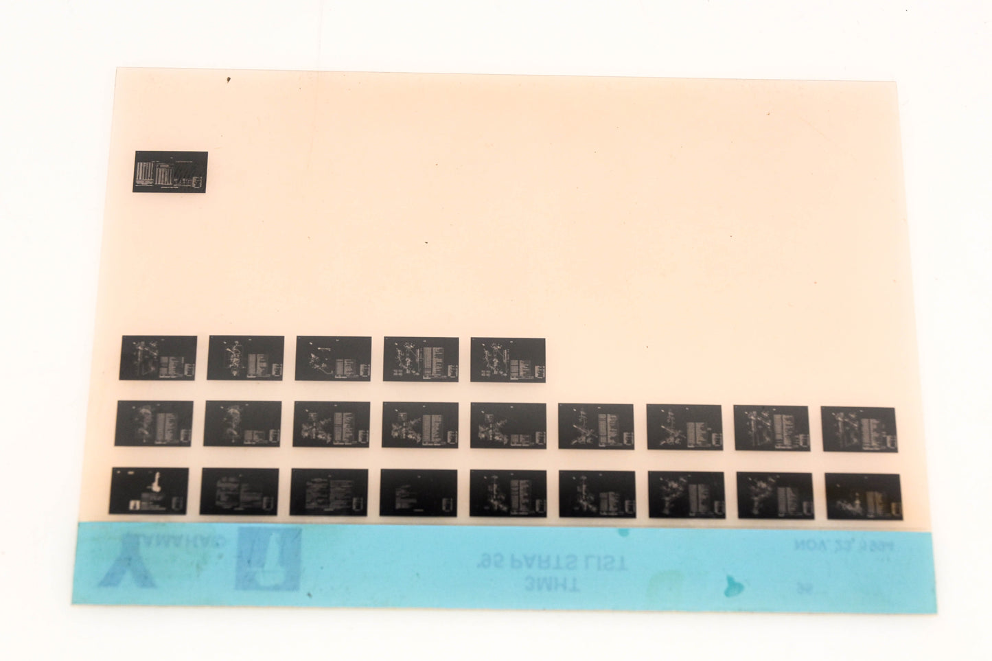 OEM Yamaha YN005-80 1995 3MHT Parts List Microfiche