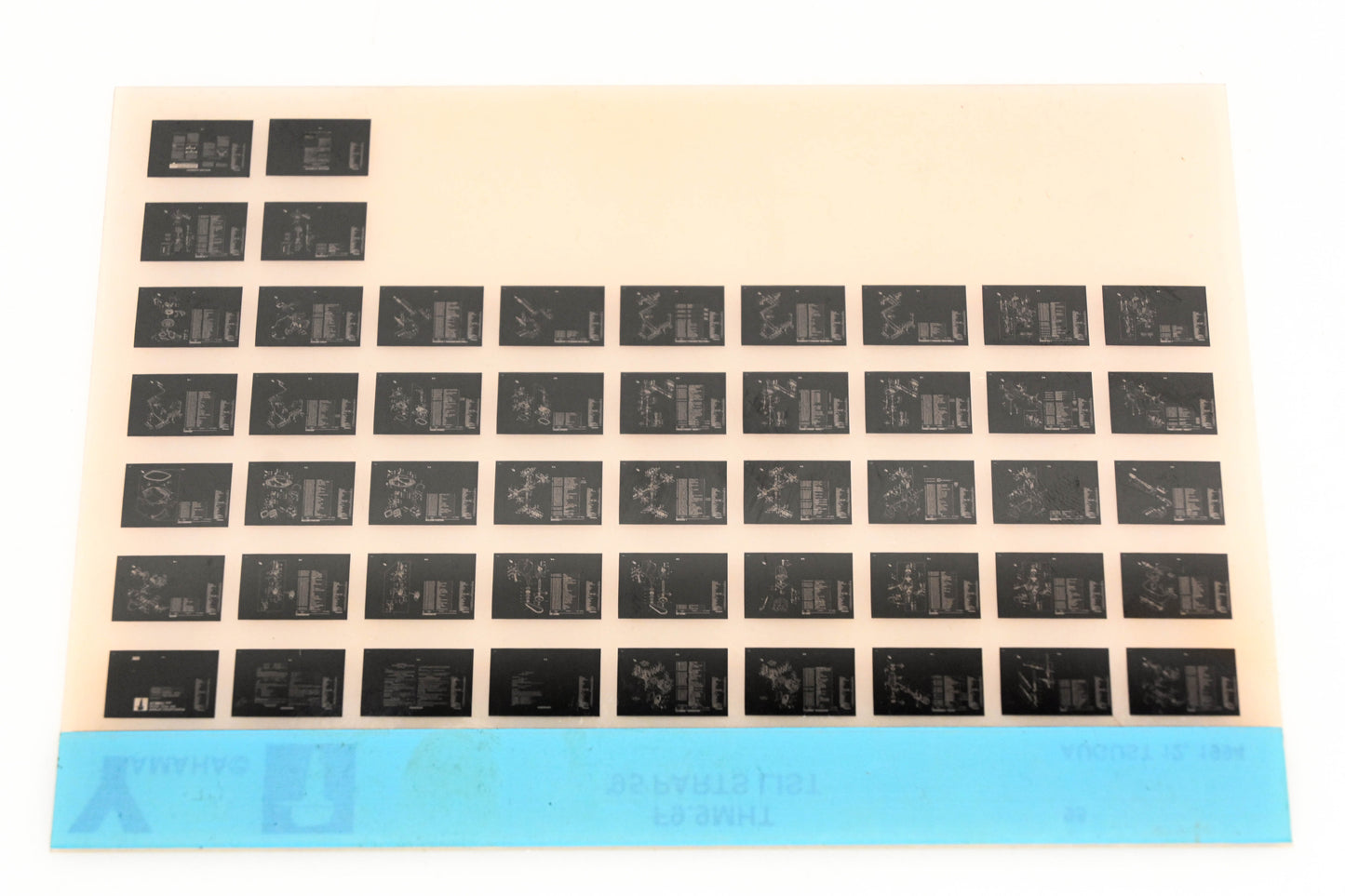 OEM Yamaha YN021-21 1995 F9.9MHT Parts List Microfiche