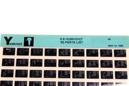 OEM Yamaha YN021-22 1995 9.9/15(MH/EH)T Parts List Microfiche