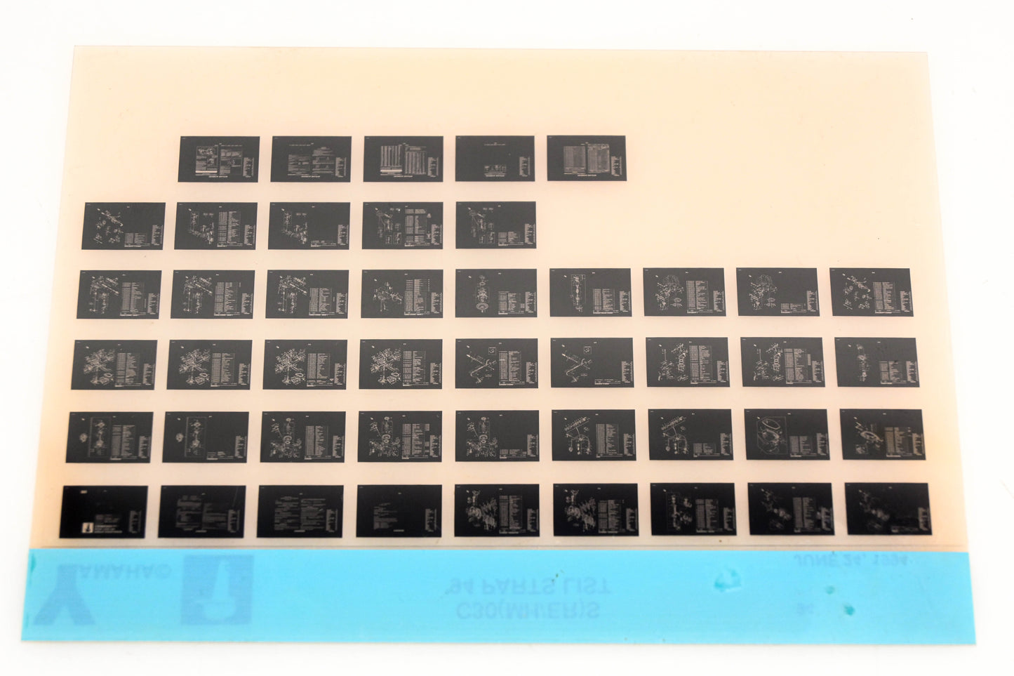 OEM Yamaha YN021-24 1994 C30(MH/ER)S Parts List Microfiche
