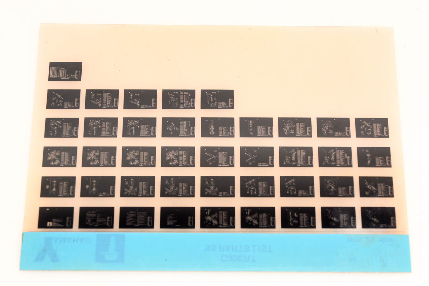OEM Yamaha YN021-25 1995 C30ERT Parts List Microfiche