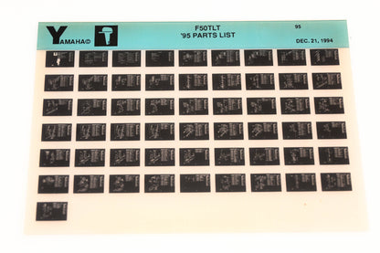 OEM Yamaha YN021-35 1995 F50TLT Parts List Microfiche