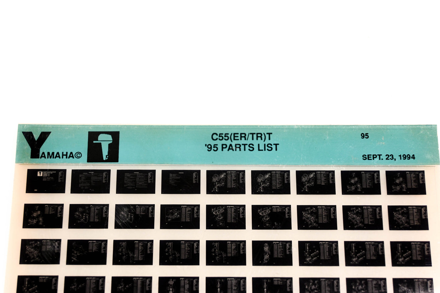 OEM Yamaha YN021-36 1995 C55(ER/TR)T Parts List Microfiche