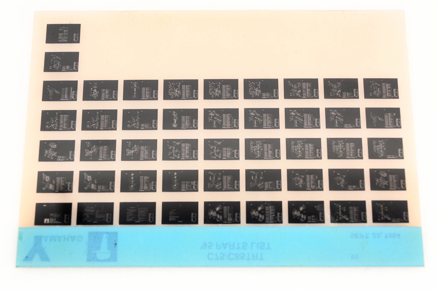 OEM Yamaha YN021-41 1995 C75/C85TRT Parts List Microfiche